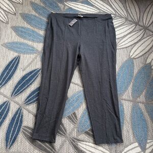 Pure Jill J.Jill Women’s NWT Ponte Tapered Ankle Pants Stretchy Gray Size 3X